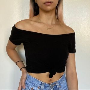 black crop top from fashion q
